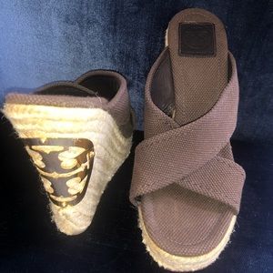 Tory Burch espadrille wedges